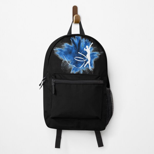 Item preview, Gymnast silhouette blue explosion designed and sold by FurioInc.