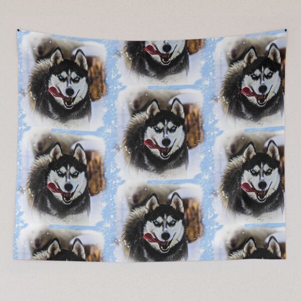 Item preview, Blue Eyed Sled Dog designed and sold by May Finch.
