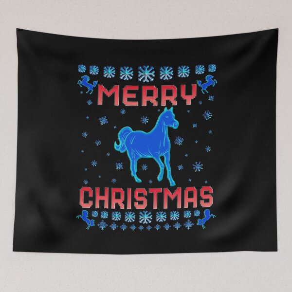 Item preview, Merry Christmas, Christmas Horse Pattern designed and sold by ACC .