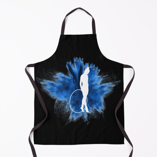 Item preview, Gymnast silhouette blue explosion designed and sold by FurioInc.