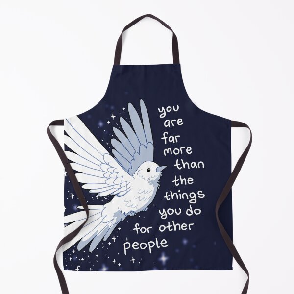 Item preview, "You Are Far More Than The Things You Do For Other People" Sparkle Bird designed and sold by thelatestkate.