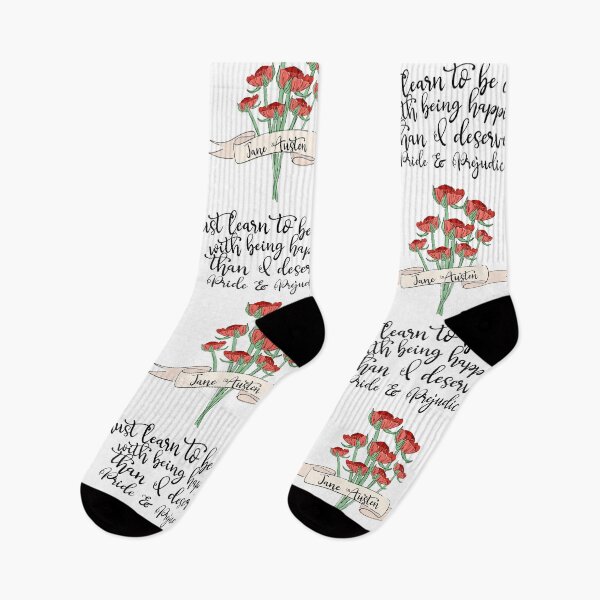 Item preview, Jane Austen Pride and Prejudice Happiness Quote  designed and sold by Pinkmagenta.
