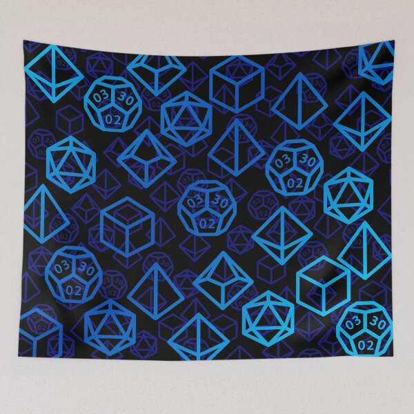 Item preview, D20 Dice: Blue designed and sold by TripleMoonCrafts.