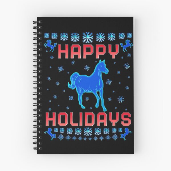 Item preview, Happy Holidays, Christmas Horse Pattern designed and sold by ACC .