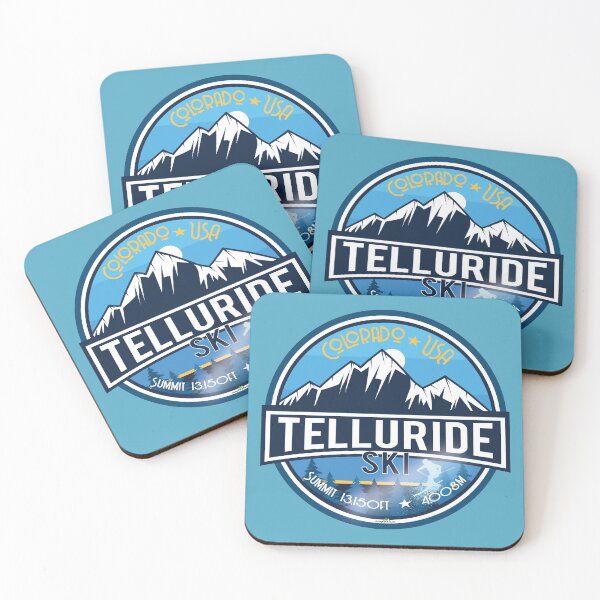 Item preview, Telluride Ski Resort Colorado Skiing Alps Sticker T-Shirt 03 designed and sold by OuterShellUK.