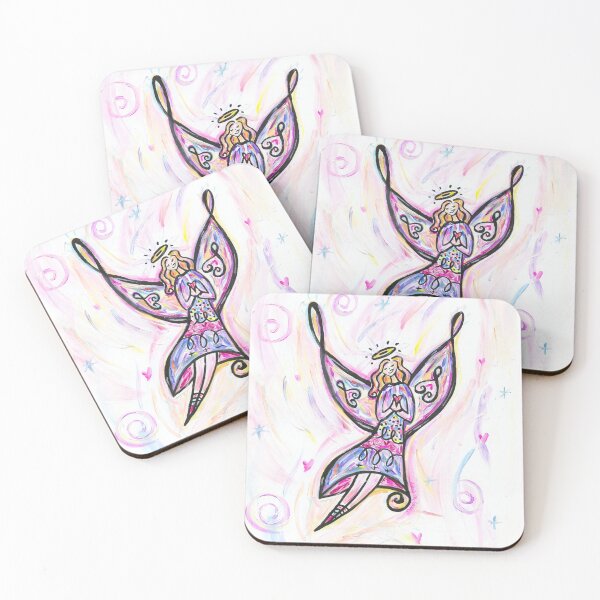 Item preview,  Whimsical Multi-Colored Angel Praying designed and sold by Deana-McGarr.