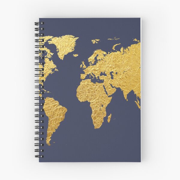 Item preview, World Map Gold Foil designed and sold by ArtPrints.