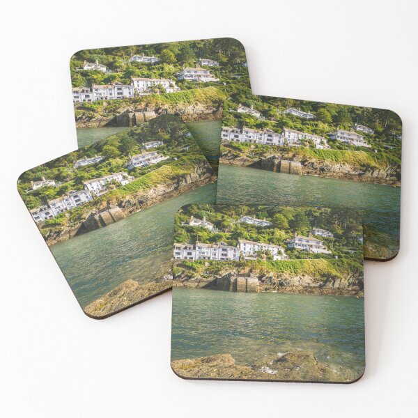 Item preview, Cornwall, Polperro cliffside houses designed and sold by MichaelBShannon.