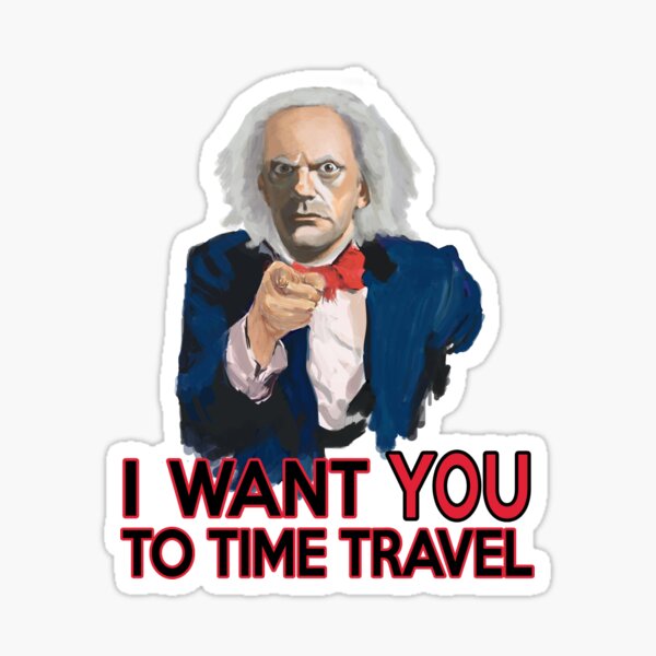 Doc Brown vous veut Sticker