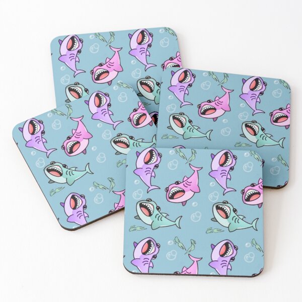 Item preview, braceface shark pattern designed and sold by DoodlesbyRayne.