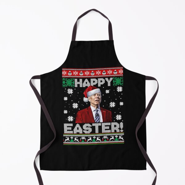 Aperçu de l'œuvre Sweat-shirt drôle de pull de Noël laid de Joyeuses Pâques de Joe Biden créée et vendue par HarrisDecker.
