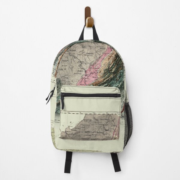 Item preview, 1874 Virginia Geological Map 3D digitally-rendered designed and sold by ThinkAboutMaps.