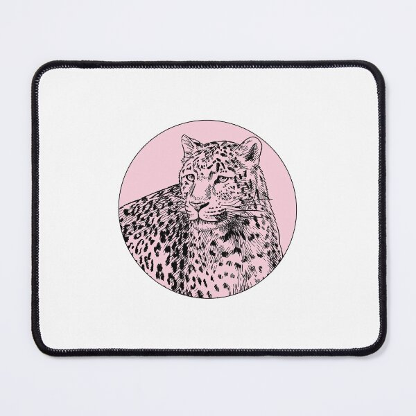 Item preview, Haute Leopard Pink Leopard Engraved illustration designed and sold by HauteLeopard.