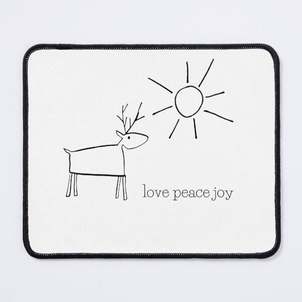 Item preview, Deer love peace joy designed and sold by The Long's Way Home.