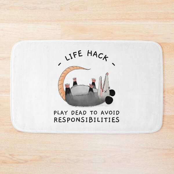 Item preview, Life Hack, Play Dead to Avoid Responsibilities  designed and sold by mkzmerch.