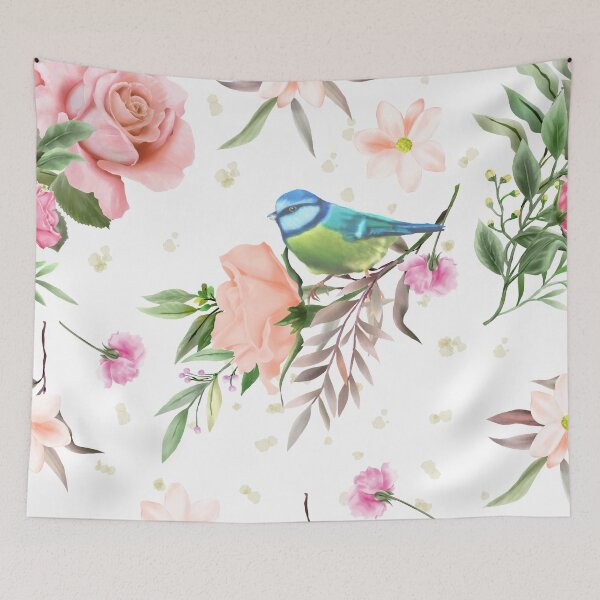 Item preview, floral bird designed and sold by zaher97.