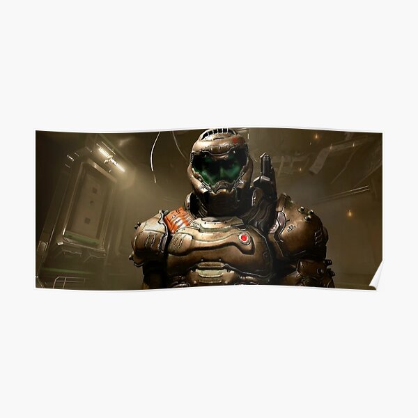 Doom Eternal Doom Slayer Armour Poster For Sale By Vintage Travler