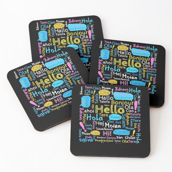 Item preview, Hello Word in Different Languages Travel and Teacher T-Shirt designed and sold by HarrisDecker.