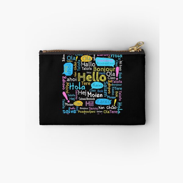 Item preview, Hello Word in Different Languages Travel and Teacher T-Shirt designed and sold by HarrisDecker.