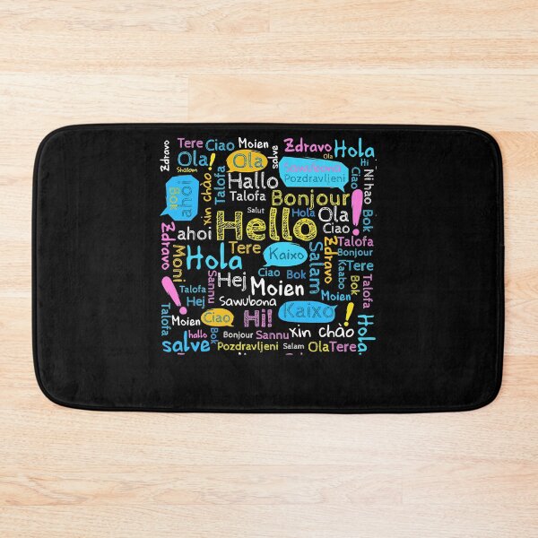 Item preview, Hello Word in Different Languages Travel and Teacher T-Shirt designed and sold by HarrisDecker.