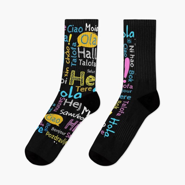 Item preview, Hello Word in Different Languages Travel and Teacher T-Shirt designed and sold by HarrisDecker.