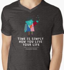 Live Your Life with Craig Sager Men's V-Neck T-Shirt