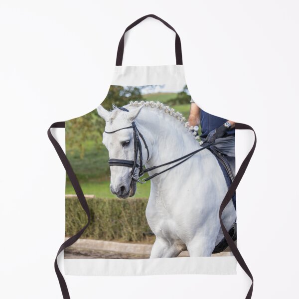 Item preview, Wonderful white Lusitano horse, riding outdoors, majestic animals. designed and sold by AylaHarbich.