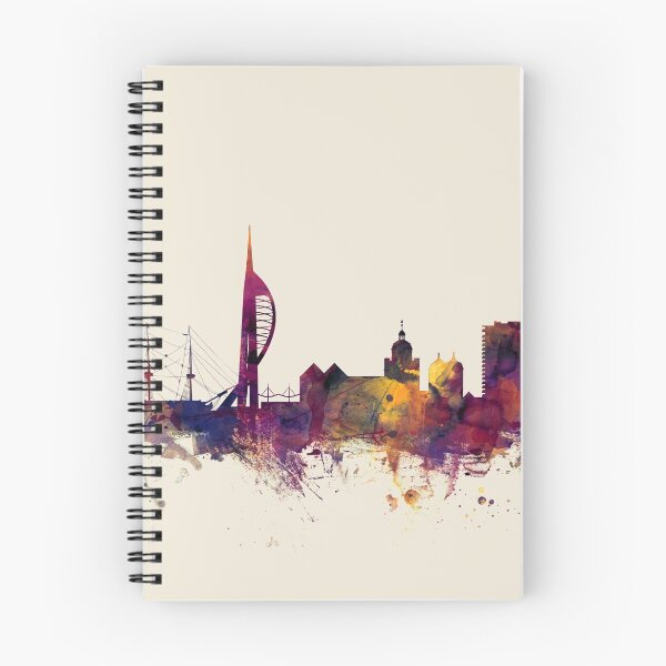 Item preview, Portsmouth England Skyline designed and sold by ArtPrints.
