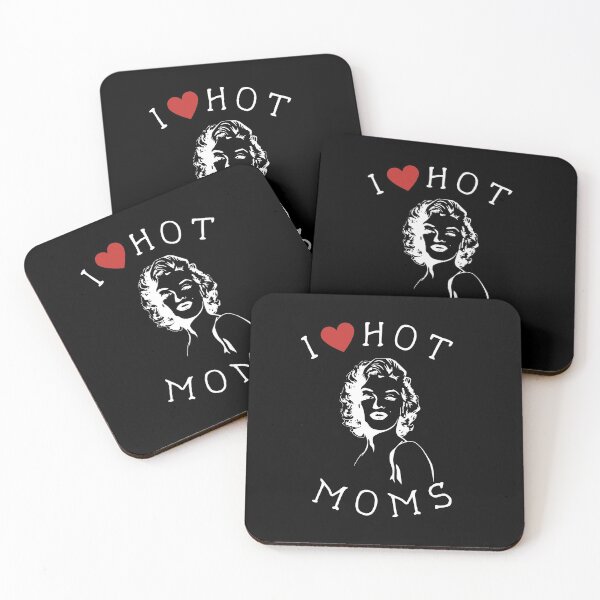 Item preview, I Love Hot Moms, hot milfs design for hot moms and milfs lover gift for men designed and sold by Diferenty Shop  ⭐⭐⭐⭐⭐.