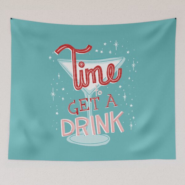 Item preview, Time to Get a Drink designed and sold by jenbucheli.
