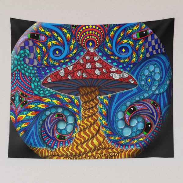 Item preview, Psychedelic Hippy Retro Peace Art designed and sold by VinCut.