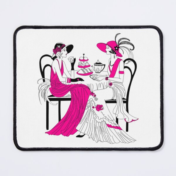 Item preview, ARISTOCRAT LADIES HAVING AFTERNOON TEA AND SOCIALIZING designed and sold by MrCreativeArts.