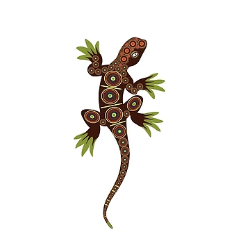 Artwork thumbnail, Tropical Lizard by Randa-2511