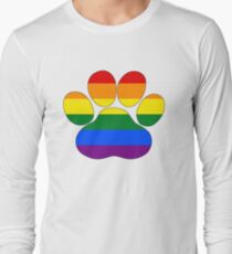 Rainbow Paw Long Sleeve T-Shirt