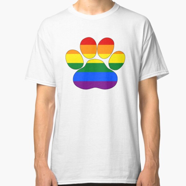 Rainbow Paw Classic T-Shirt