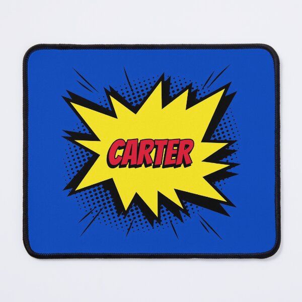 Item preview, Carter name id tag comic custom personalized kapow style artwork designed and sold by CreatedbyJR.