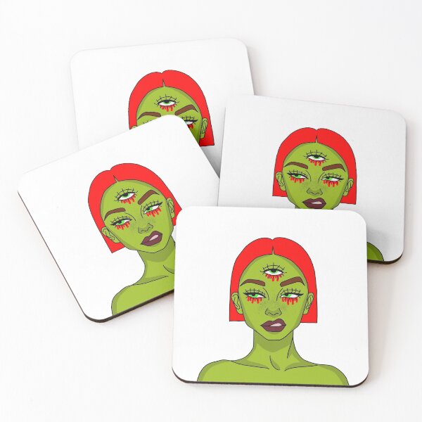 Item preview, Green goddess with red hair designed and sold by yassooz.
