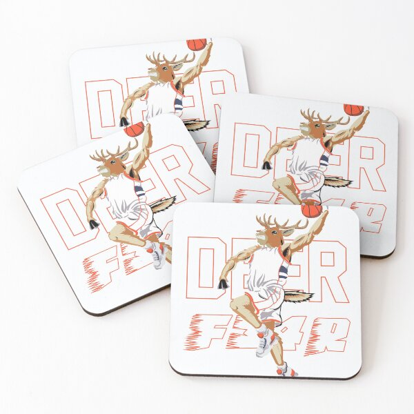 Item preview, Fear The Deer Milwaukee Bucks Basketball T Shirt designed and sold by KINGWANI.