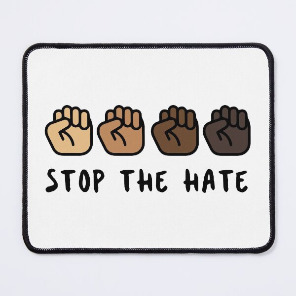 Item preview, Stop The Hate All Lives Matter End Racism designed and sold by StickerbashCo.