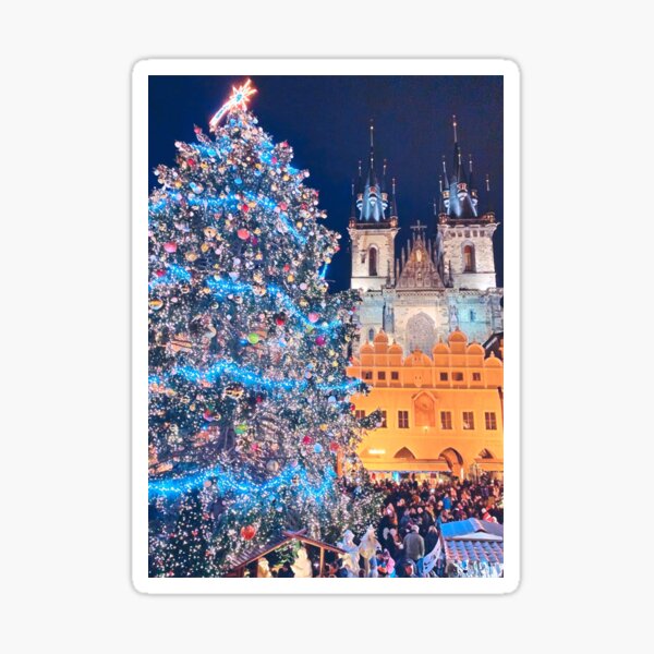 Artikel-Vorschau von Weihnachten in Prag, designt und verkauft von Sofia-Draws.