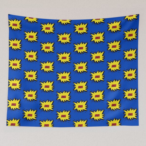 Item preview, Issa name id tag comic custom personalized kapow style artwork designed and sold by CreatedbyJR.