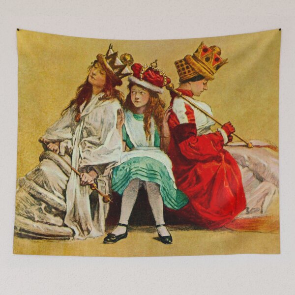 Item preview, Vintage Alice with Red and White Queen designed and sold by IliaLobell.