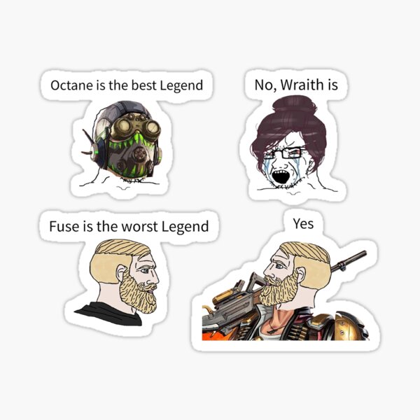 Apex Legends Meme Stickers Redbubble