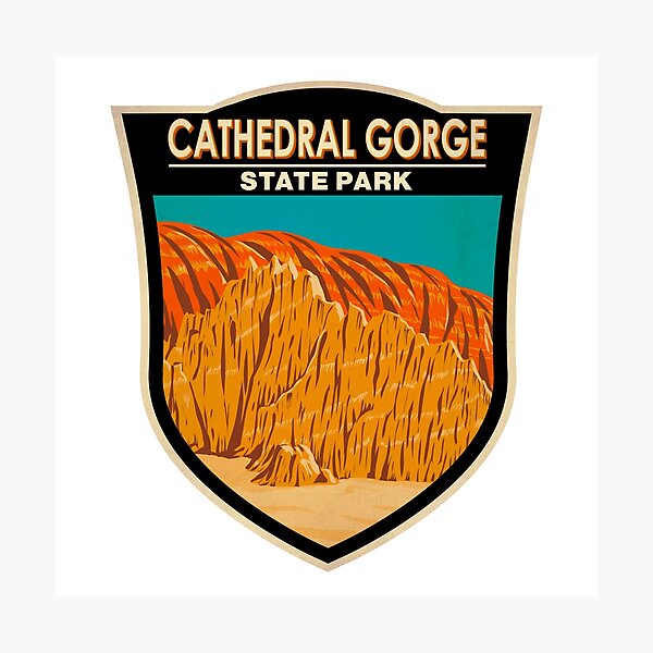 Item preview, Cathedral Gorge State Park Nevada Badge designed and sold by KrisSidDesigns.