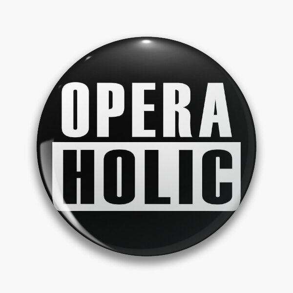 Item preview, Operaholic 2 (white) - Opera Fan - Opera Lover designed and sold by MissMezzo.