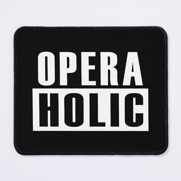 Item preview, Operaholic 2 (white) - Opera Fan - Opera Lover designed and sold by MissMezzo.