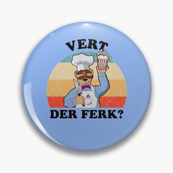Item preview, Vert der ferk Swedish Chef Vintage Retro designed and sold by SkyStract.