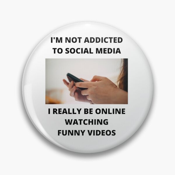 Item preview, Im Not Addicted To Social Media designed and sold by westenfield.