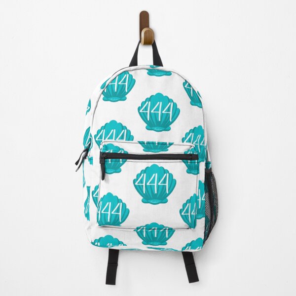 Item preview, Angel Number 444 Graphic Print Aqua Seashell designed and sold by elevated-aura.