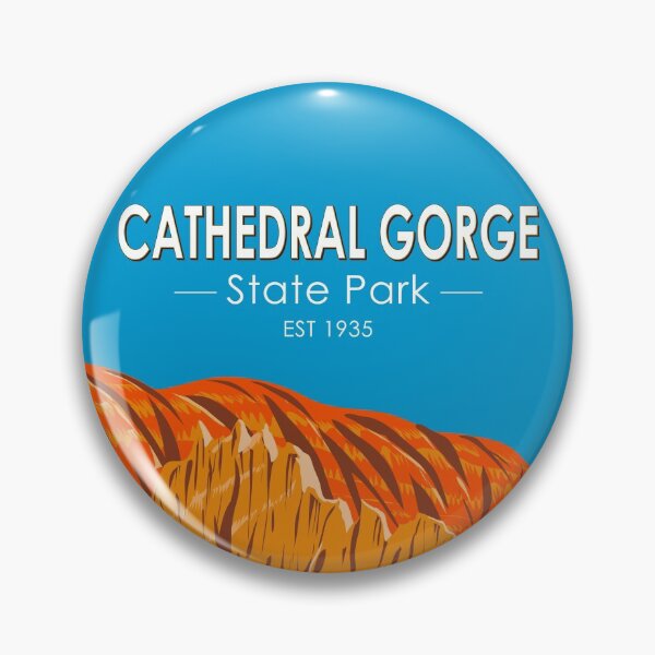 Item preview, Cathedral Gorge State Park Nevada Vintage designed and sold by KrisSidDesigns.